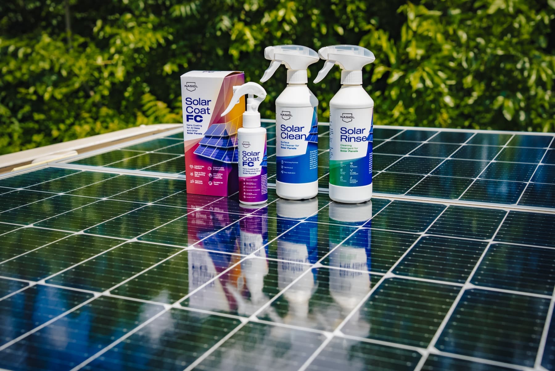 Professional solar panel cleaning system