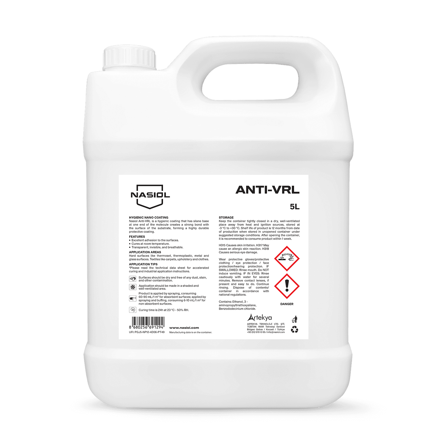 Nasiol ANTI-VRL, 5 litre container