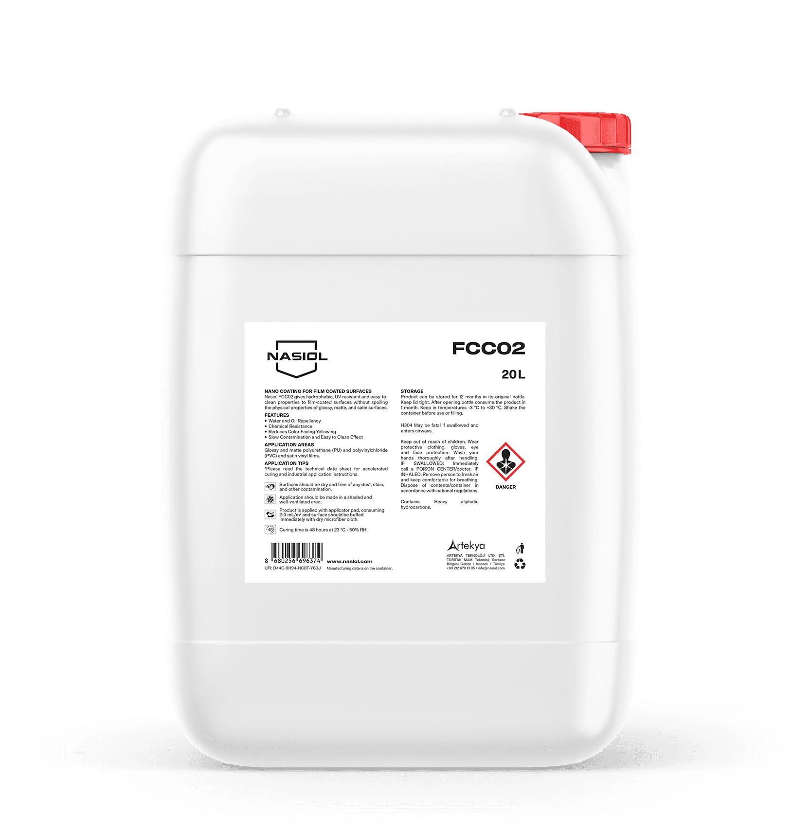 Nasiol FCC02, 20 litre container