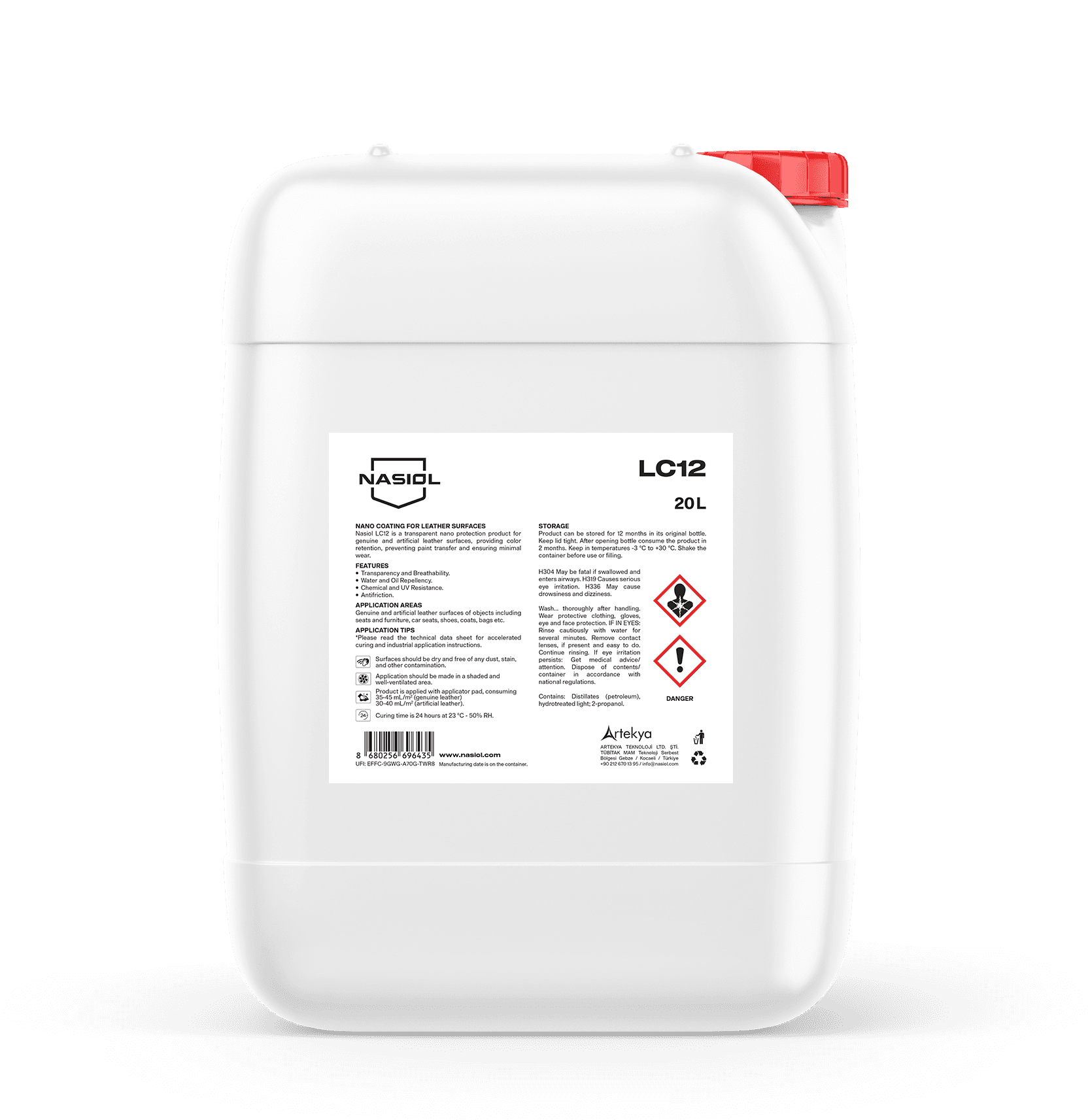 Nasiol LC12, 20 litre container