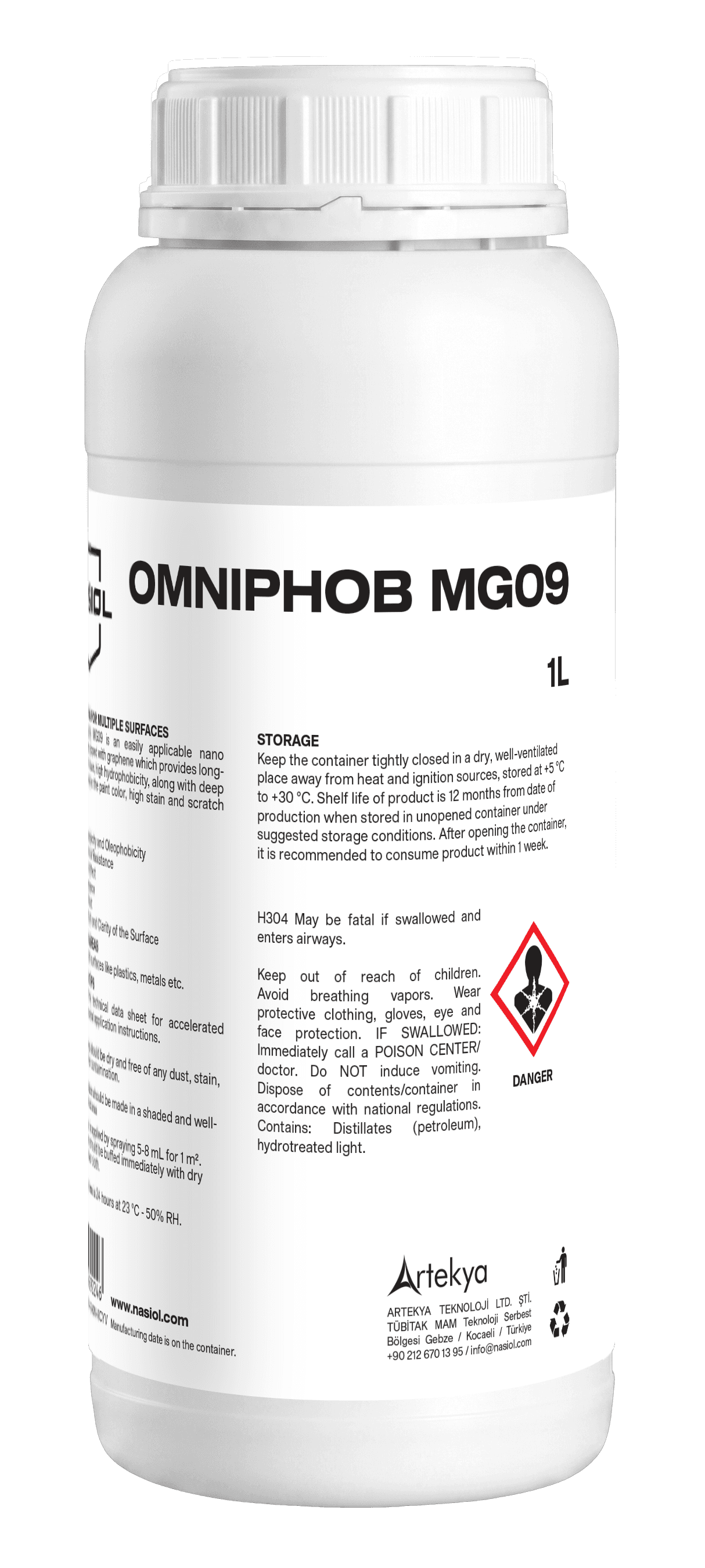 Nasiol MG09, 1 litre container