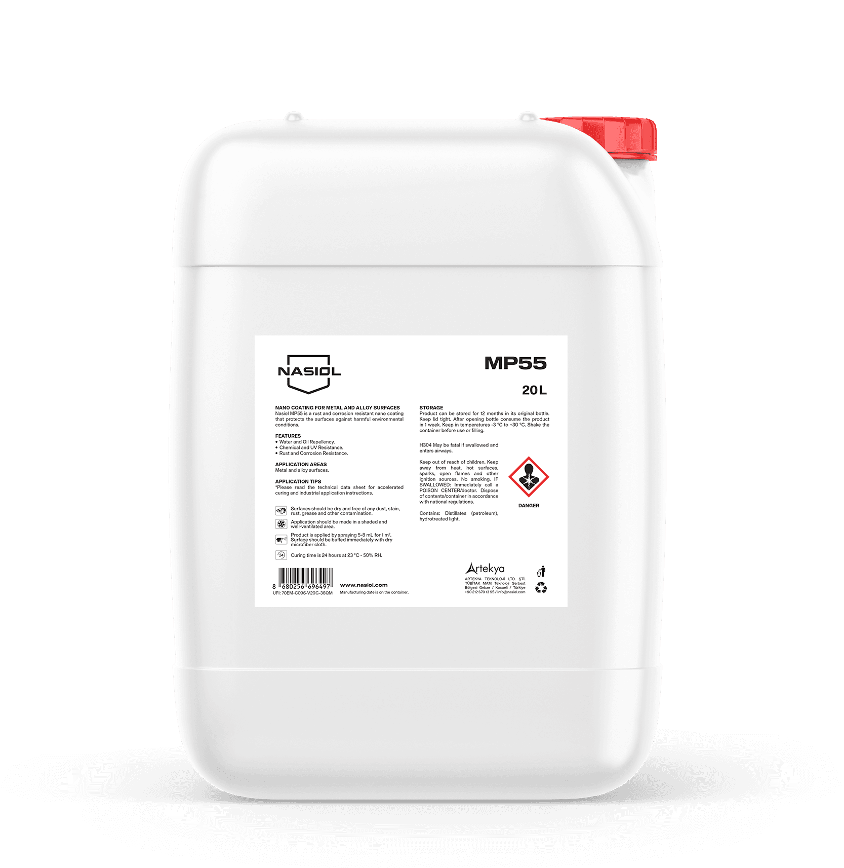 Nasiol MP55, 20 litre container