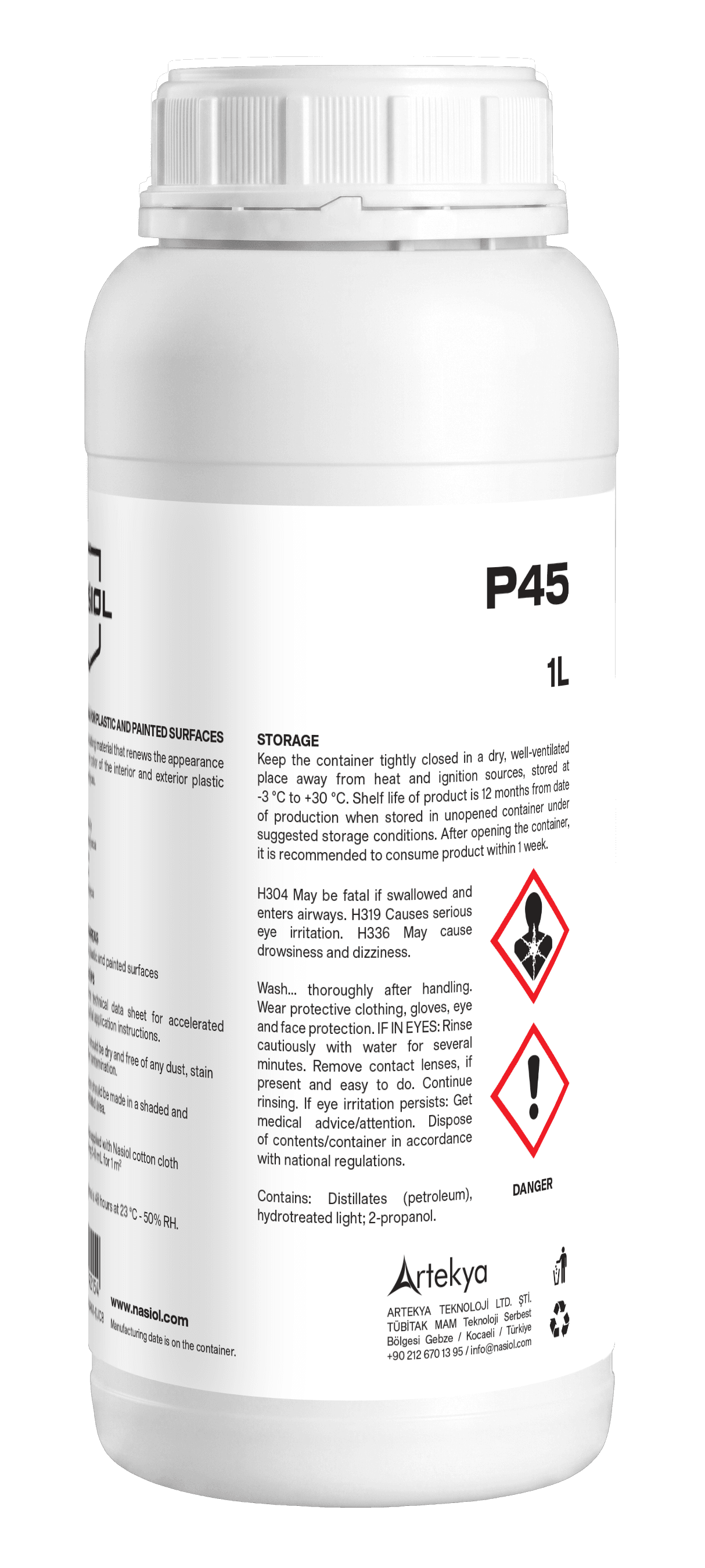 Nasiol P45, 1 litre container