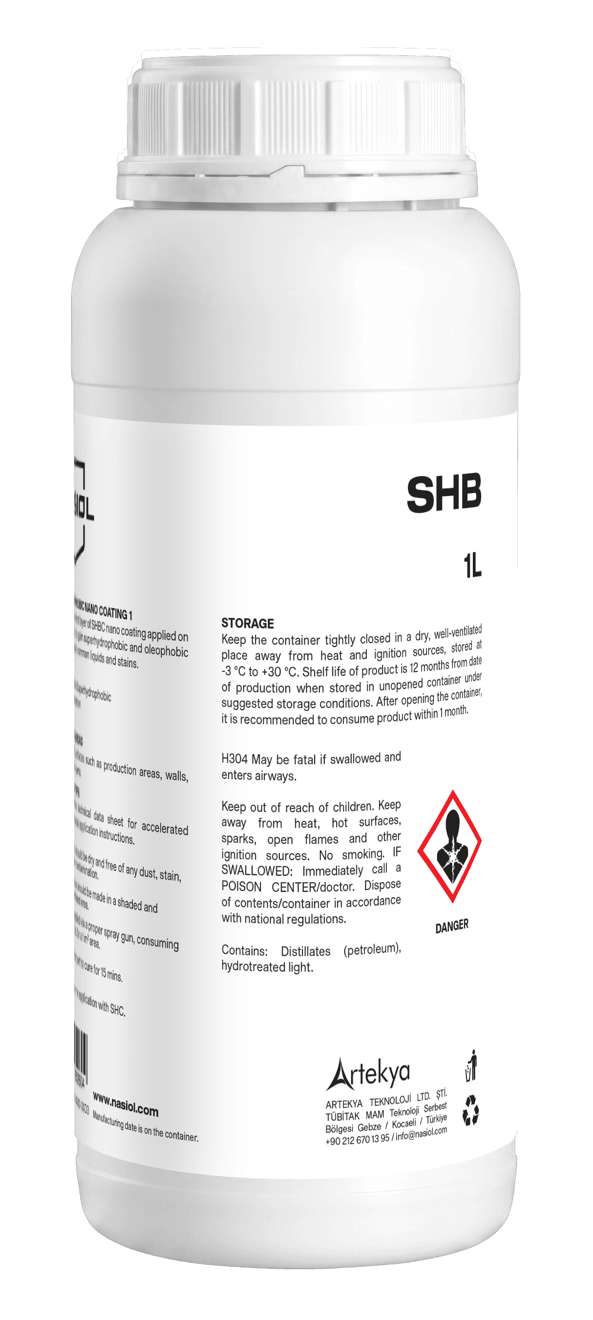Nasiol SHB, 1 litre container
