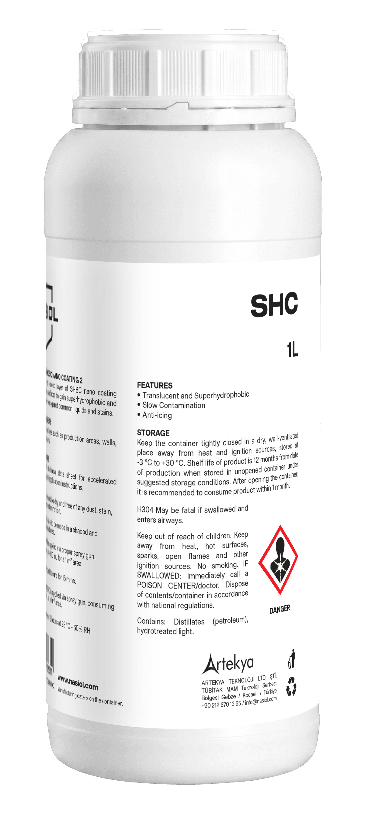 Nasiol SHC, 1 litre container