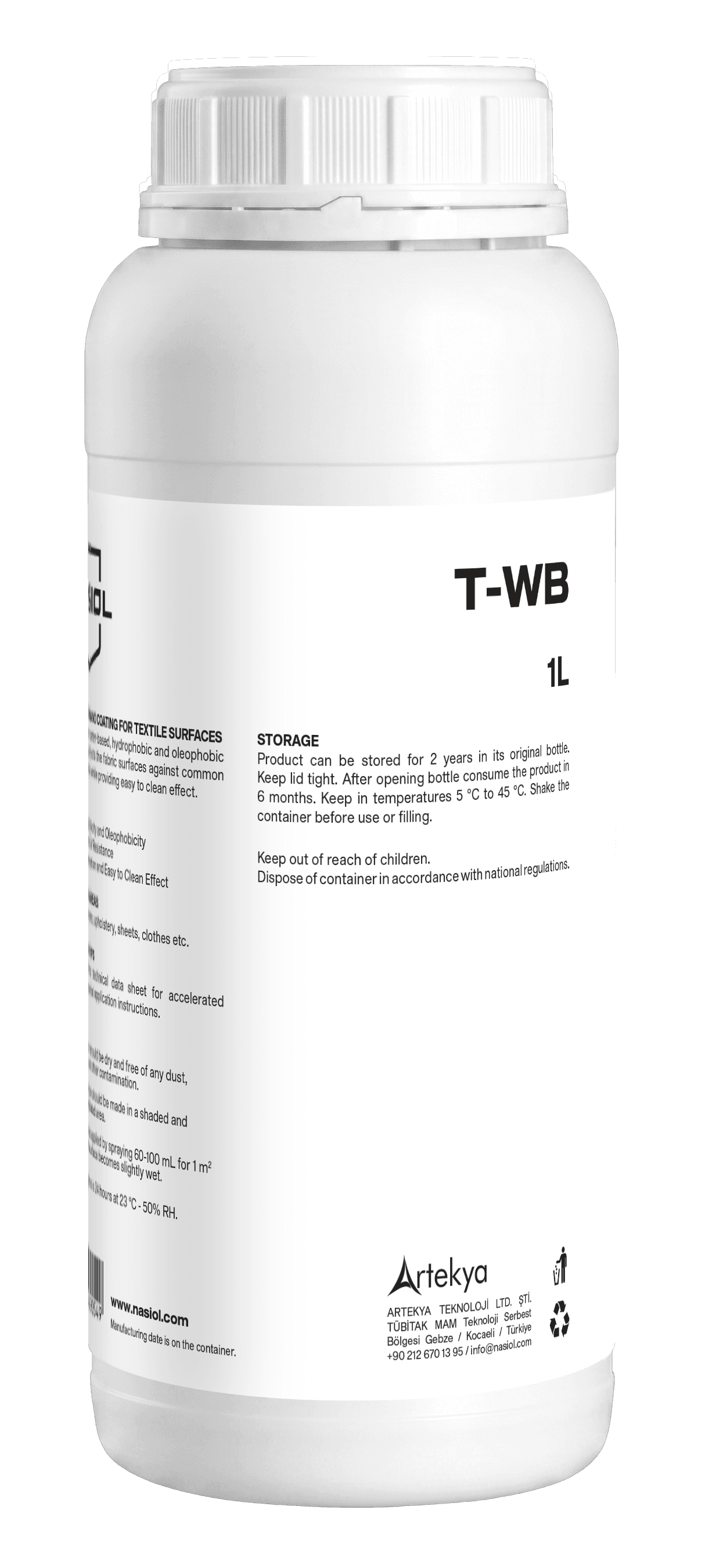 Nasiol T-WB, 1 litre container