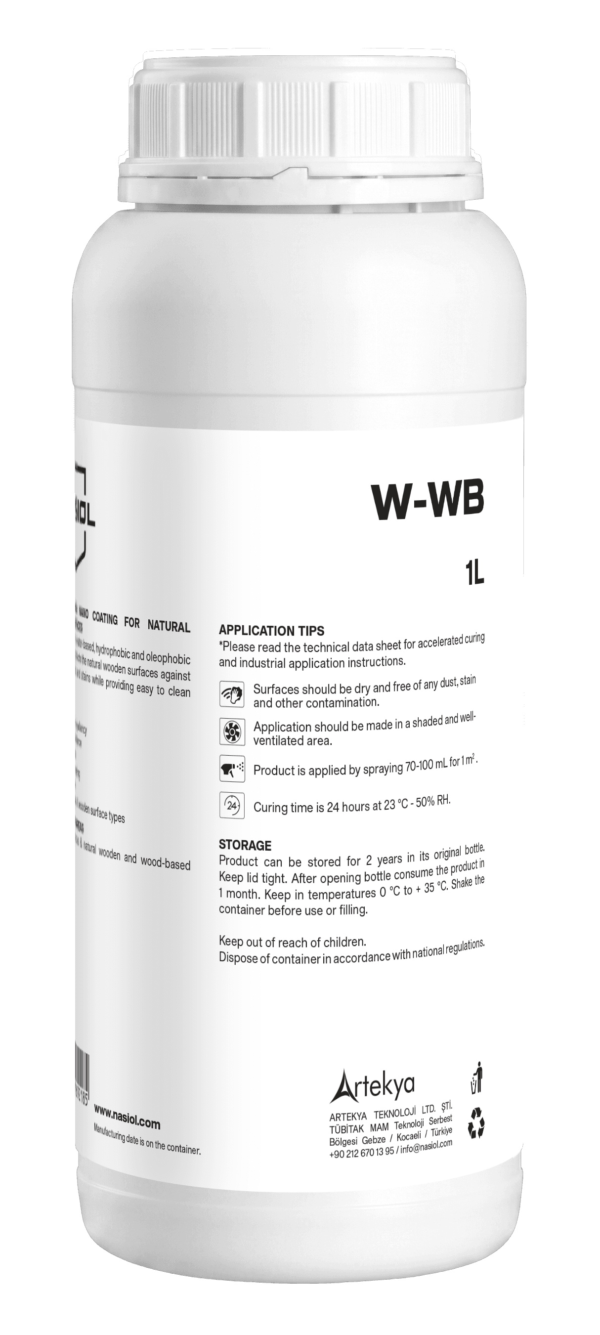 Nasiol W-WB, 1 litre container