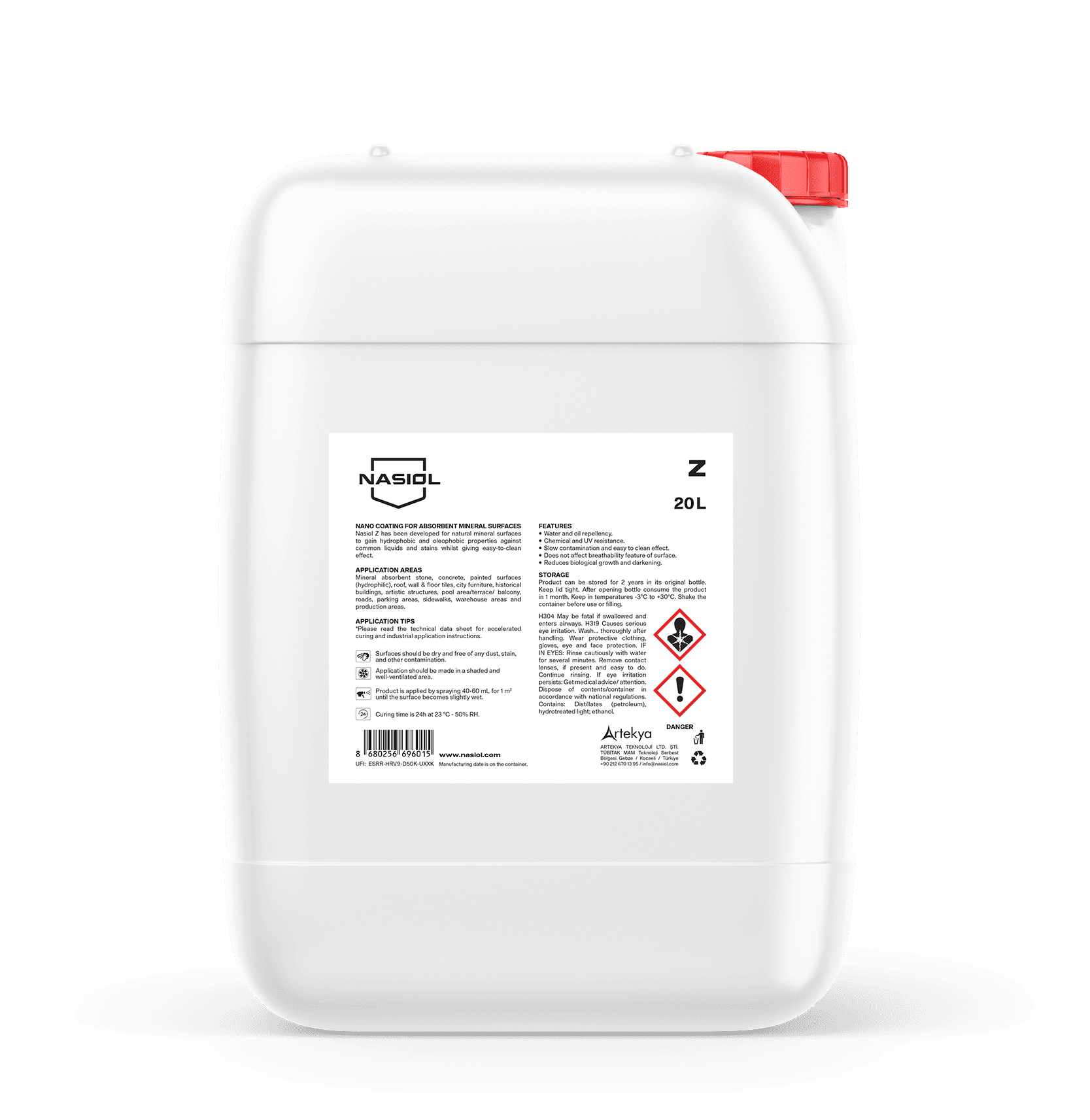 Nasiol Z, 20 litre container